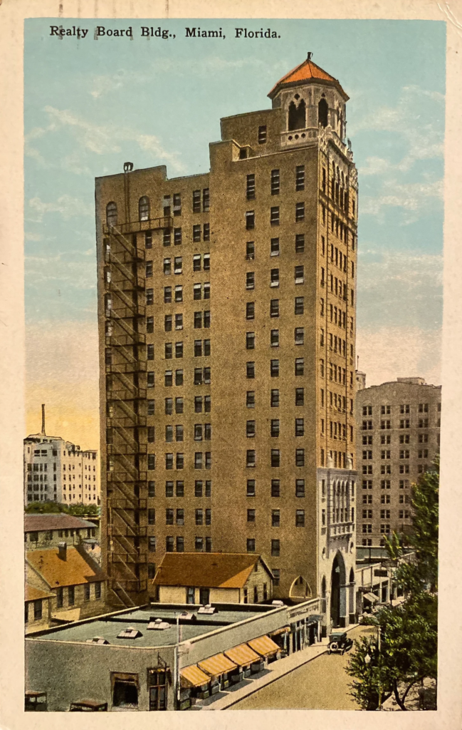realty board building in Miami, an early florida land boom skyscraper