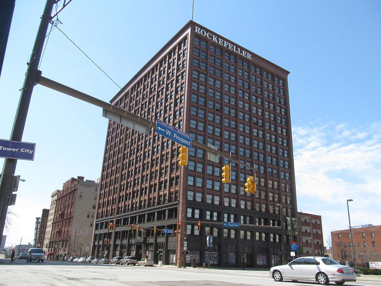 rockefeller building cleveland modern view