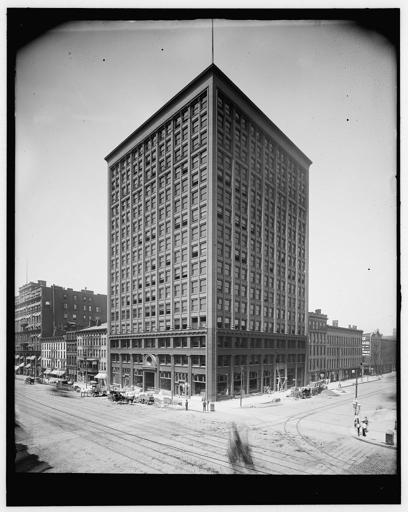 rockefeller building cleveland historic view